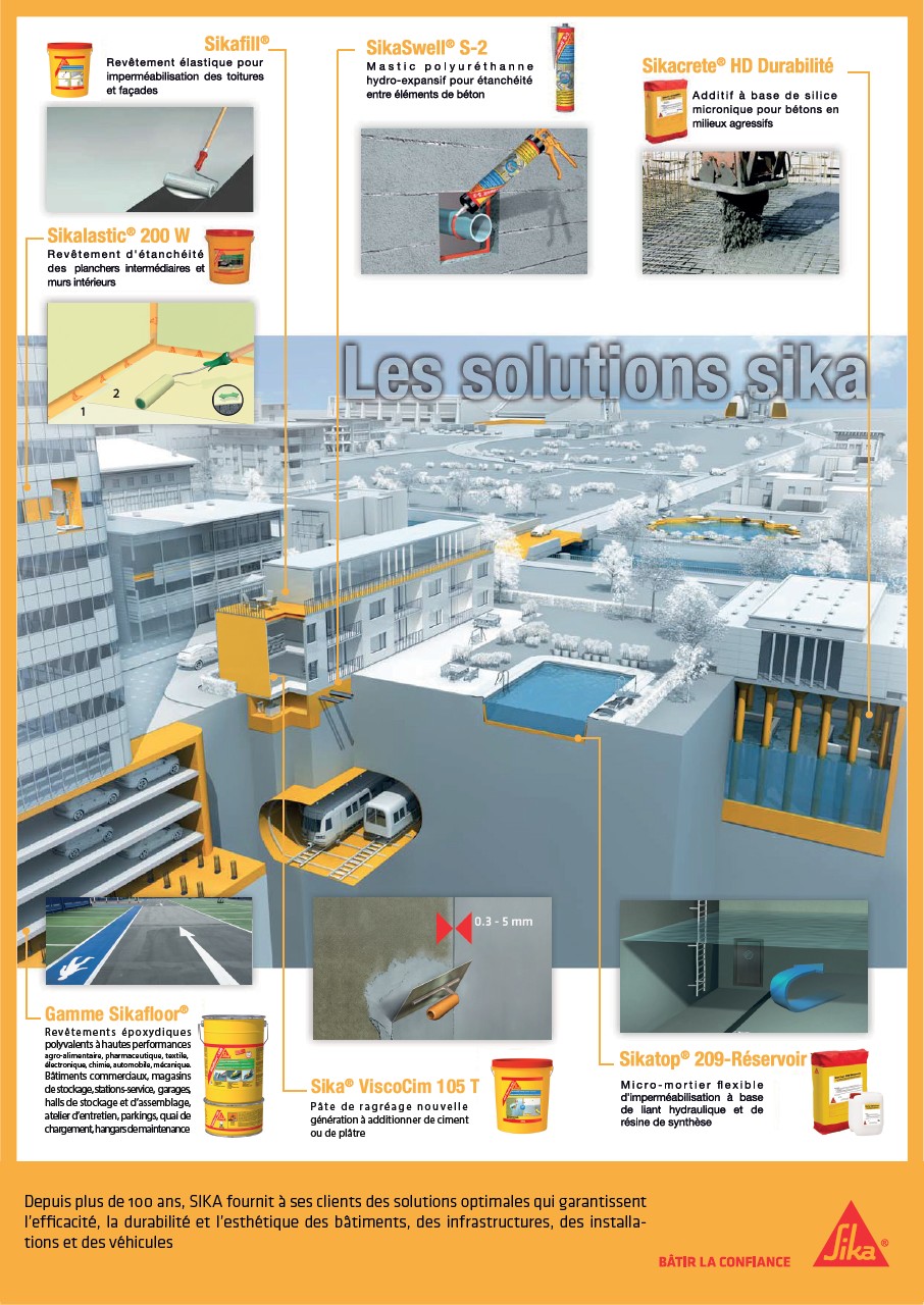 Les solutions Sika
