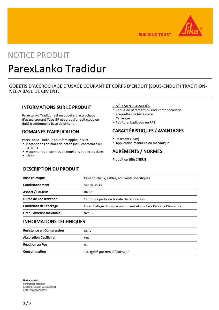ParexLanko Tradidur